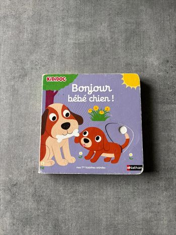 Livrekididoc bonjour bébé chien