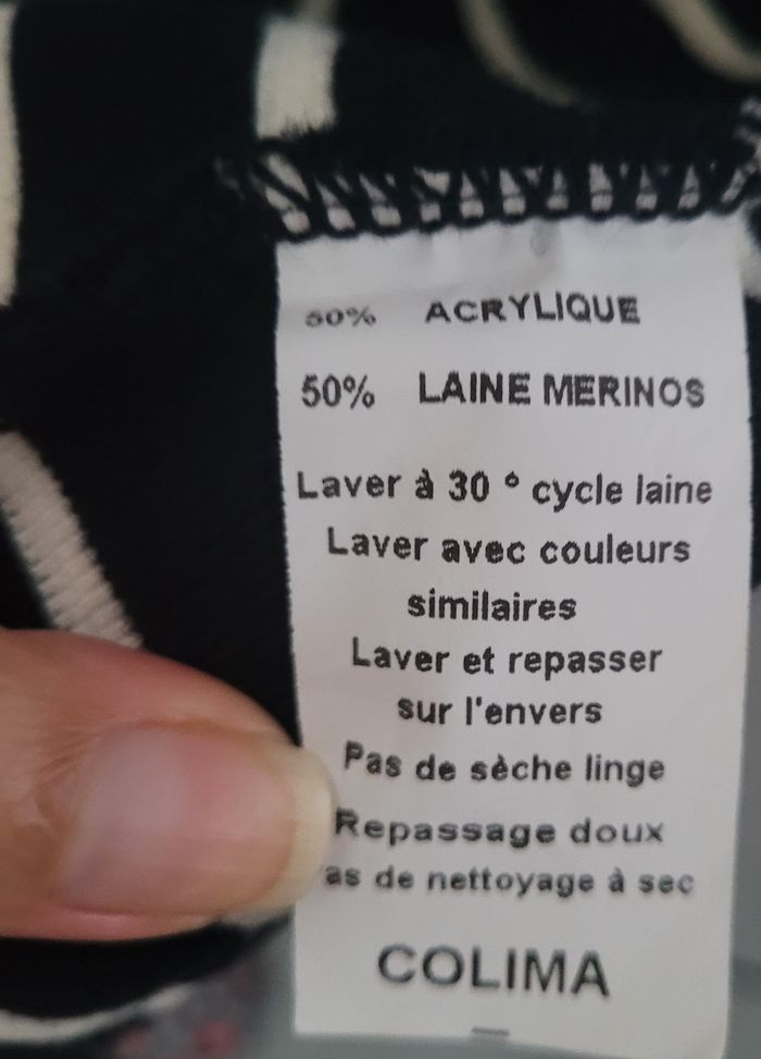 Cardigan en laine mérinos 38/40 - photo numéro 4