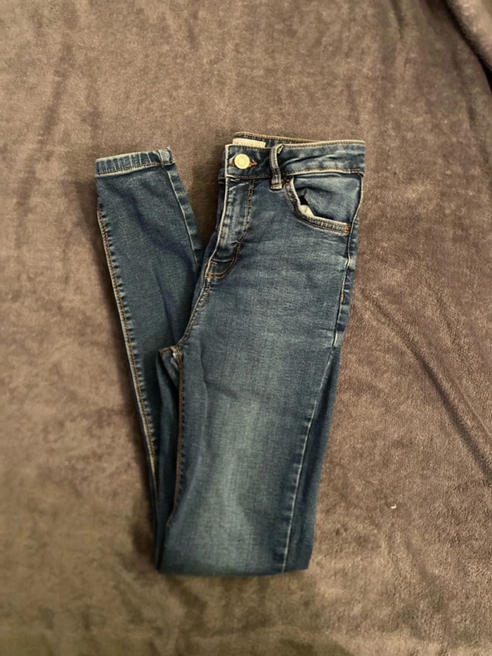 Jeans skinny taille haute 34