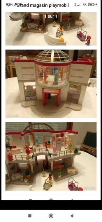 Centre commercial playmobil