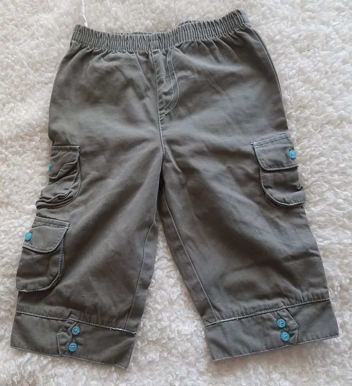 Pantalon toile kaki