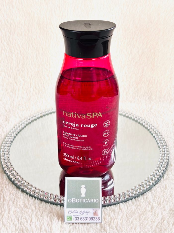 Jabón líquido perfumado Nativa Spa Cereja Rouge OBoticario