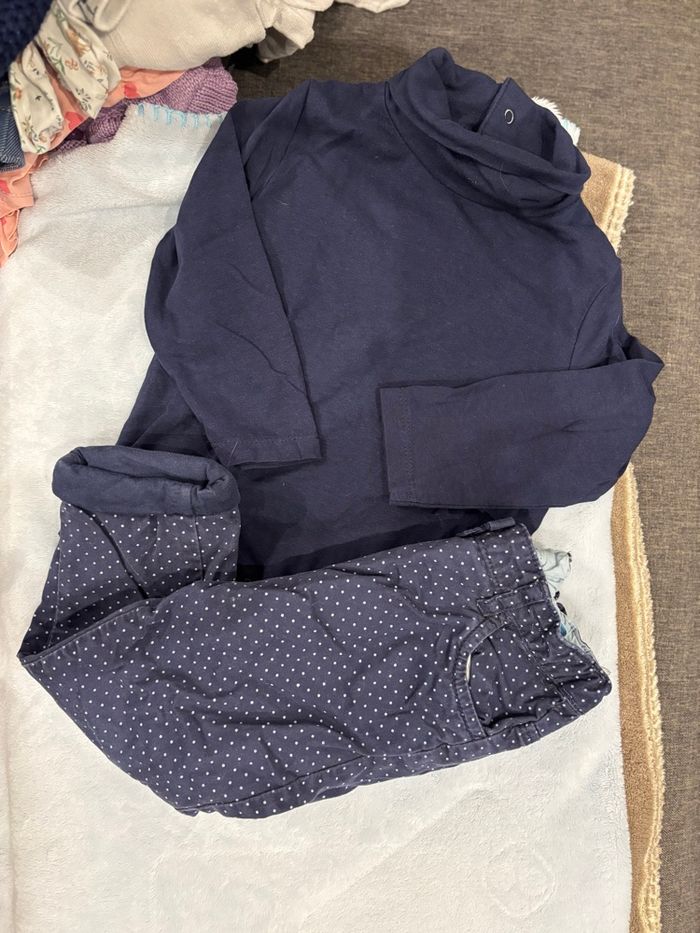 Ensemble pantalon et haut col roulé