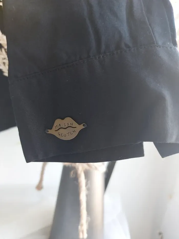 Chemise Scotch & Soda – S – Noir Brodé – État : Excellent - photo numéro 4