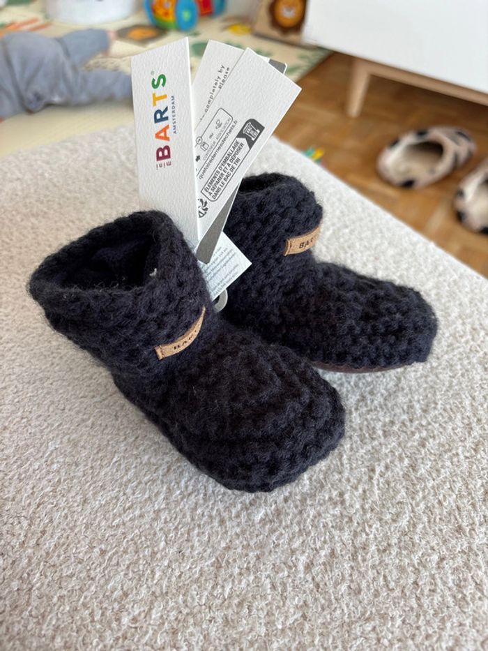 Chaussons bébé Barts 6-12mois bleu marine Yuma Shoes - photo numéro 2