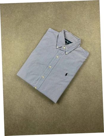 Chemise shirt Ralph Lauren bleu à rayure old money taille L