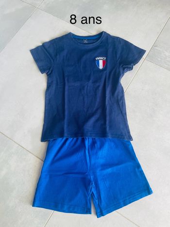 Pyjama 8 ans équipe de France