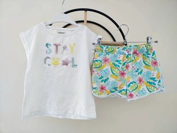 8 ans ensemble été teeshirt orchestra et short