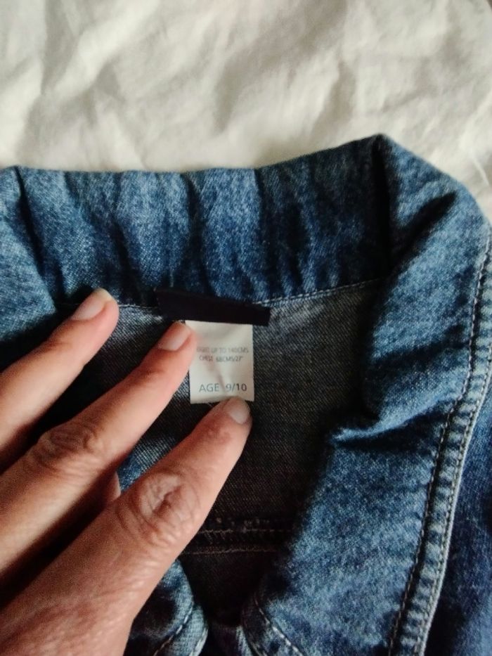 Veste en jean 9/10 ans - photo numéro 4