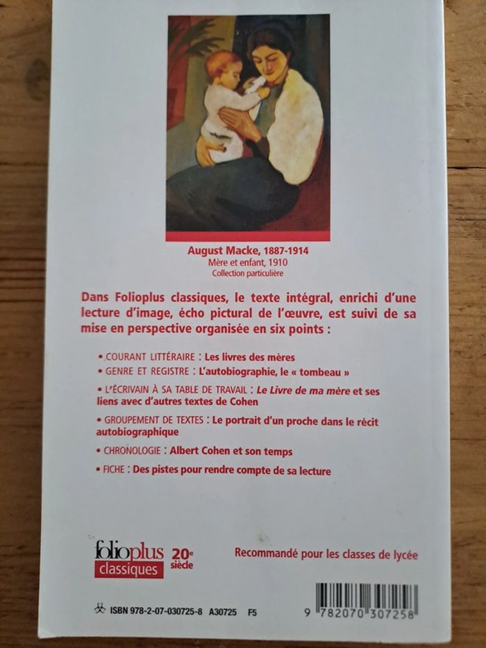 Livre Le Livre de ma mère, Albert Cohen - photo numéro 2