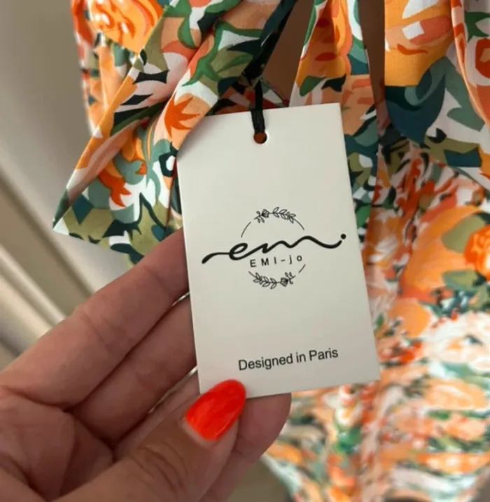 Emi jo robe d’été imprimée, fleurs taille M/L - photo numéro 5