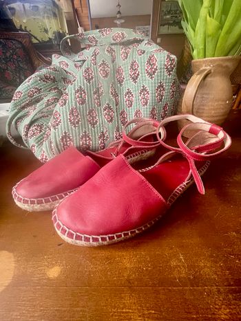 Espadrilles cuir - marque Escadrille Paris