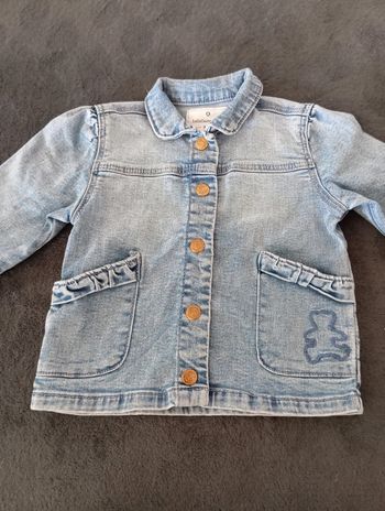Veste en jean Lulu castagnette 24 mois