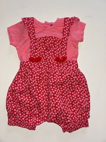 Combishort + T-shirt manches courtes 9 mois 