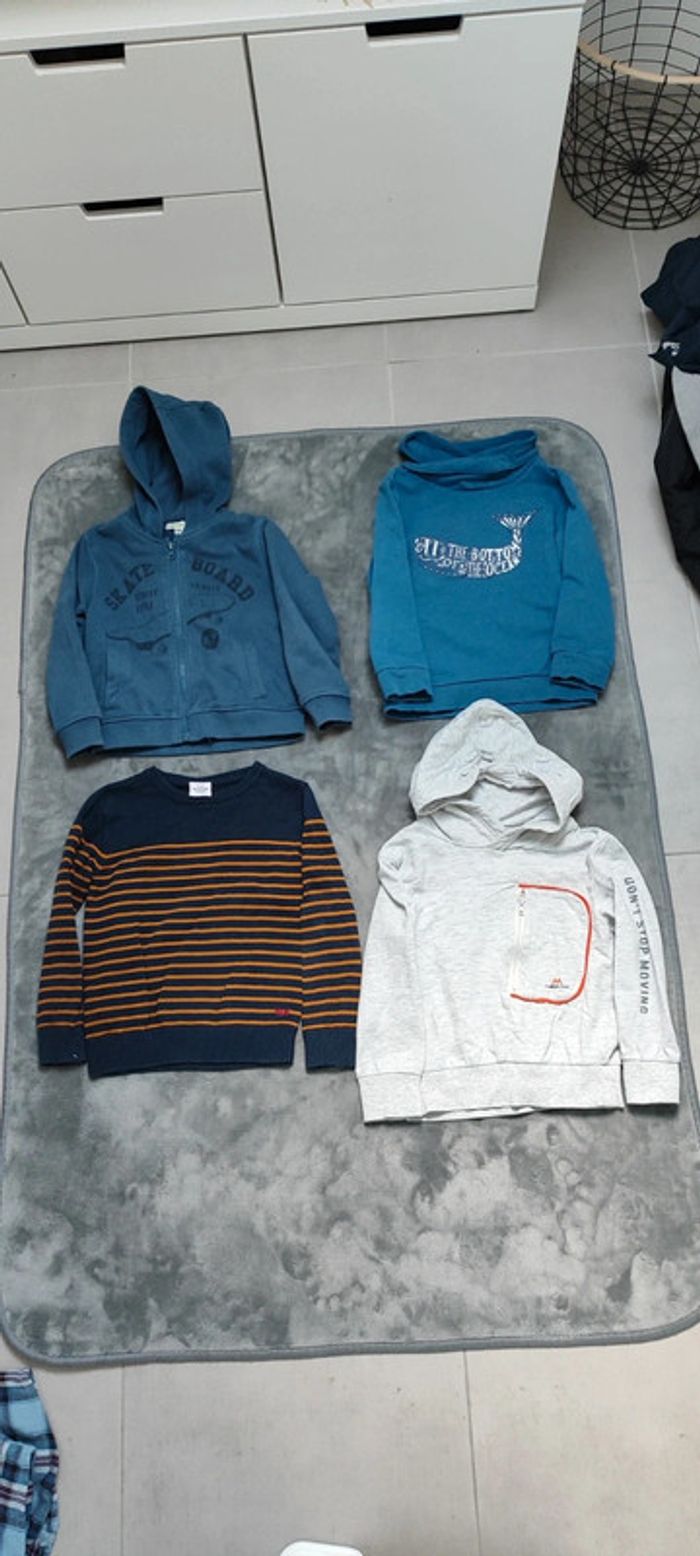 Pull gilet lot hauts vêtement 5 ans garçons - photo numéro 6