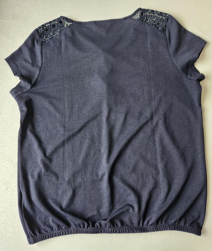 t-shirt bleu marine TL - photo numéro 3