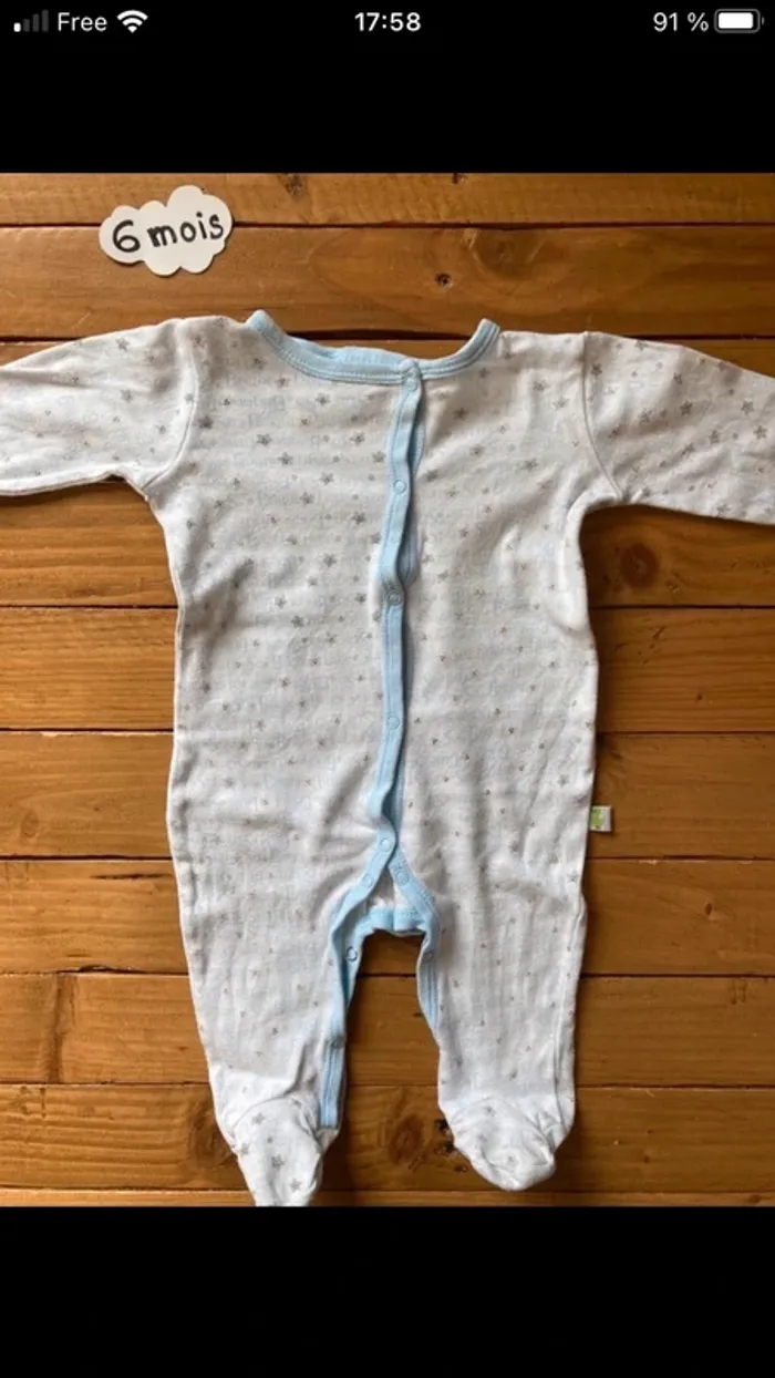 3 pyjamas coton entre saison - photo numéro 4