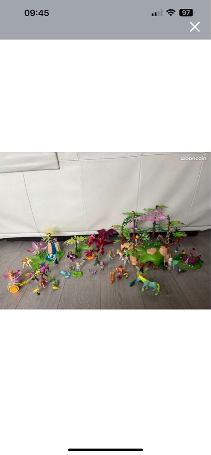 Lot PLAYMOBIL fées