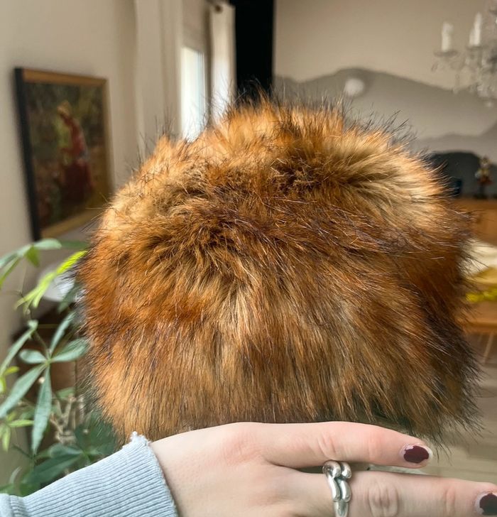 Chapeau hiver fausse fourrure vintage - photo numéro 8