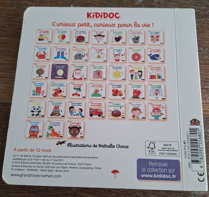 Livre Mon Imagier de la Montagne Kididoc - photo numéro 6