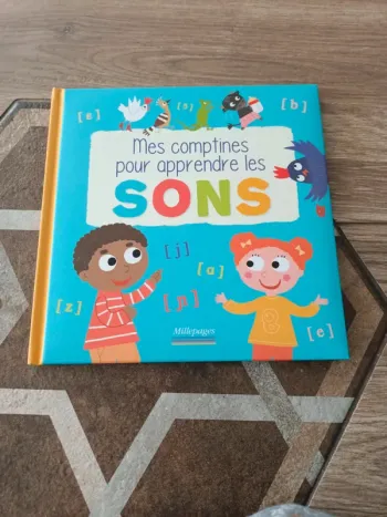 Livre mes comptines pour apprendre les sons