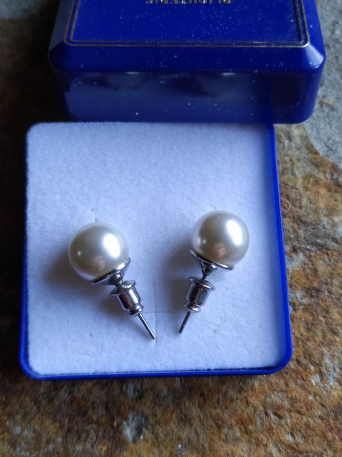 Boucles d'oreille perles - photo numéro 2