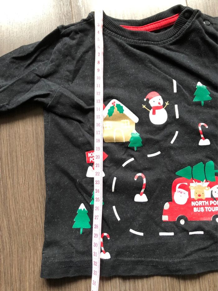 T-shirt manches longues Noël - photo numéro 2