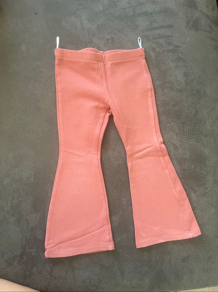 Lot de 3 pantalons fille rose et noir 2 ans