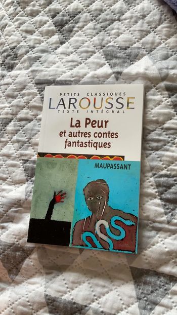 #la peur et autres contes fantastiques Maupassant