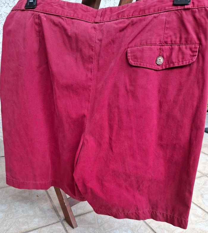 Short bordeaux Lacoste T44 - photo numéro 5