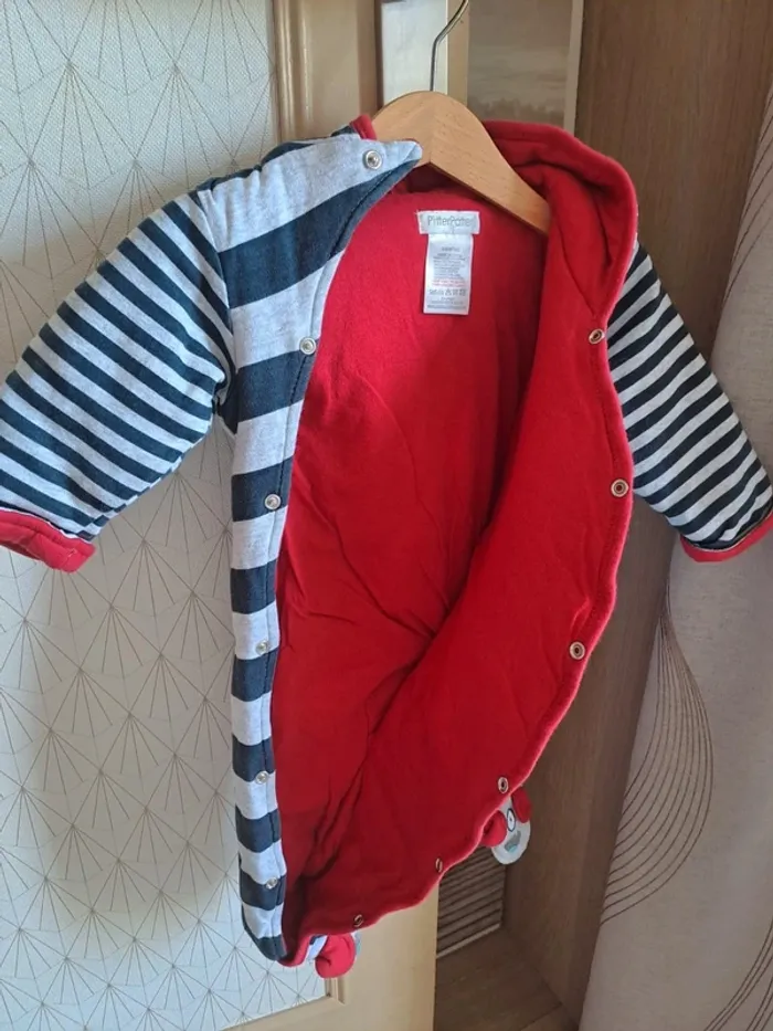 Combinaison garçon 3-6 mois comme neuve mi saison Pitter Patter - photo numéro 5