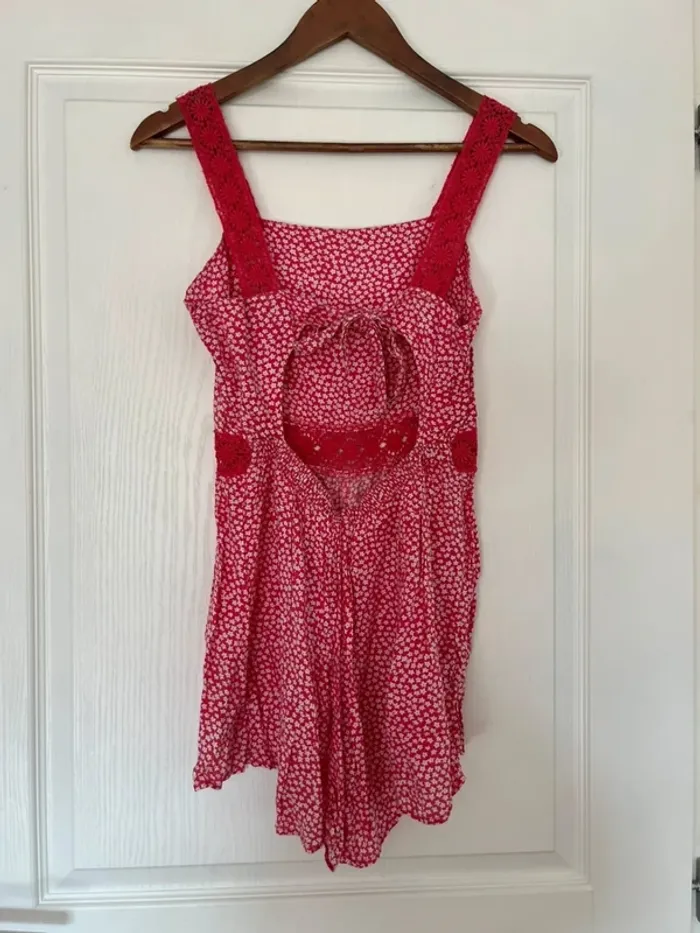 Combi short rose à étoiles - Hollister - M - photo numéro 2