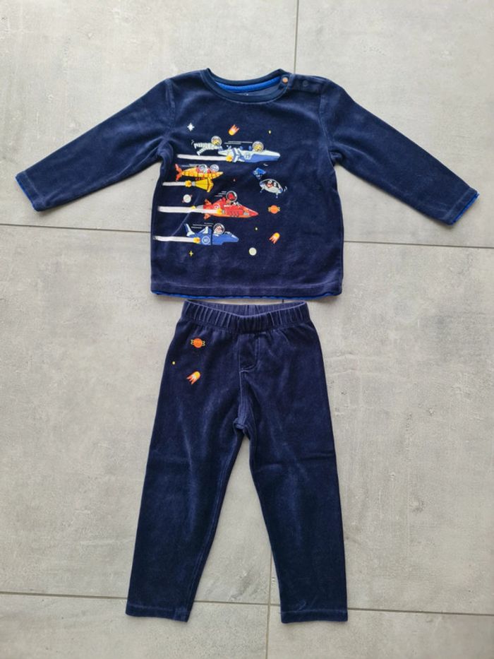Pyjamas velours 2/3 ans