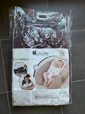 Coussin d’allaitement de grossesse transat multirelax 3 en 1 Candide