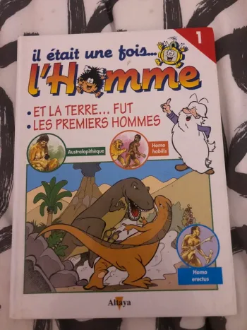 lot de 3 livres il etait une fois l’homme