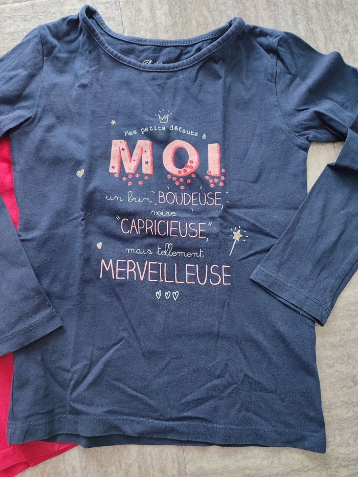 Lot de 2 pulls fille 5 ans - photo numéro 2