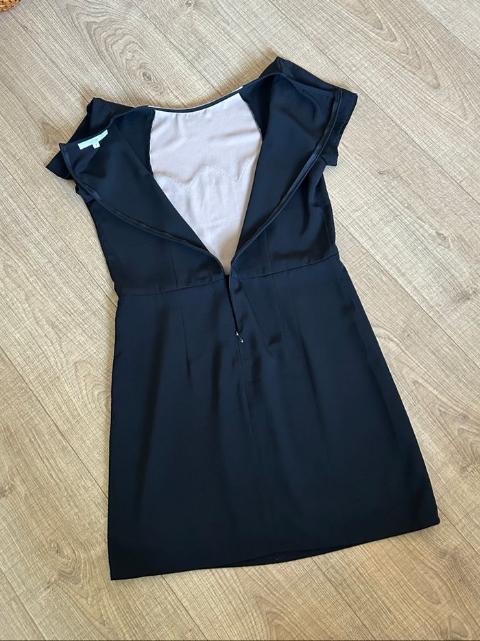 Robe noire et beige à manches courtes An’ge taille 1 jamais portée - photo numéro 8