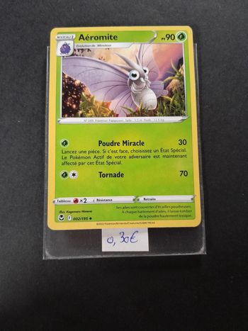 Carte Pokémon Aéromite 002/195