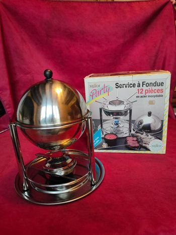Service à fondue 12 pièces