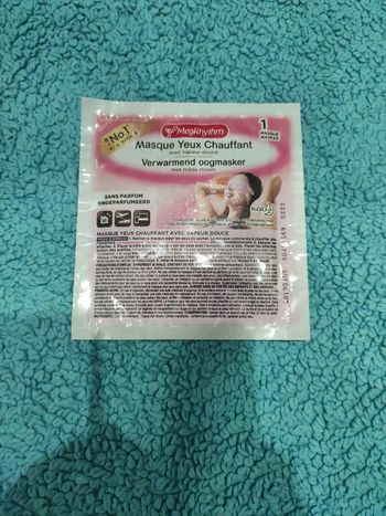 Masque yeux chauffant Megrhythm