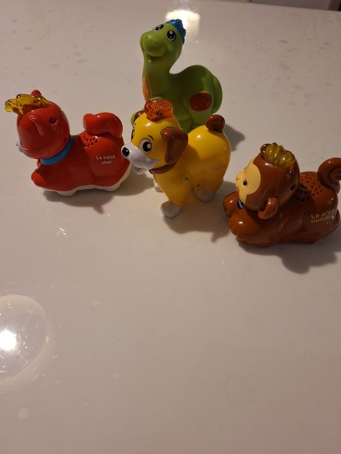 Lot de 4 tut tut animaux - photo numéro 2