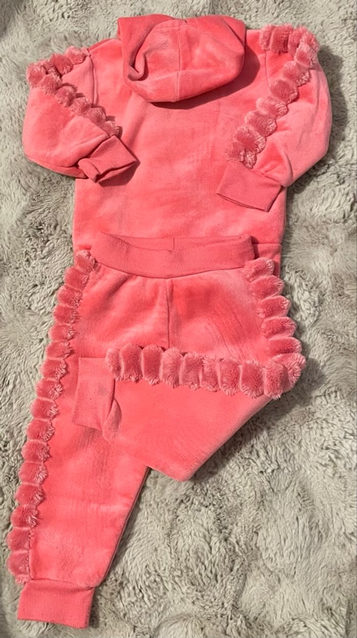 Ensembles Pyjama Rose Bébé fille 12 mois - photo numéro 2