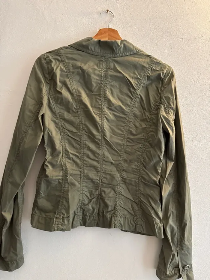 Veste H&M t34 xs kaki mi saison - photo numéro 5