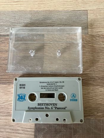 Cassette audio sans jaquette -Beethoven-Symphonies numéro 6 »Pastoral »