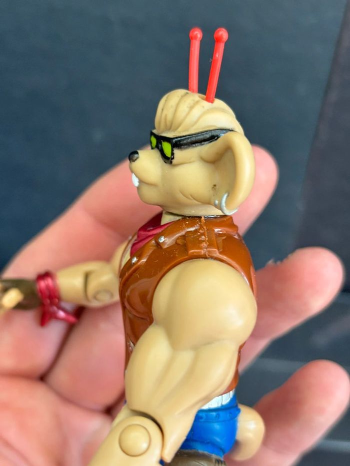 Figurine action figure vintage biker mice galoob souris de l’espace - photo numéro 5