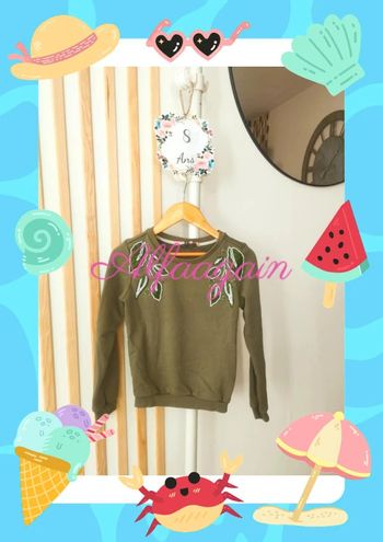 Sweat pull kaki jbc 8ans