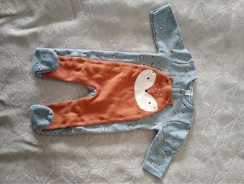 Pyjama bébé molletonné vertbaudet 3 mois