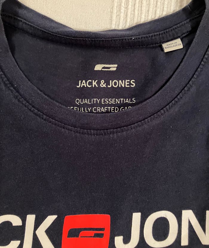 Tee shirt marine taille S - Jack & Jones - photo numéro 3