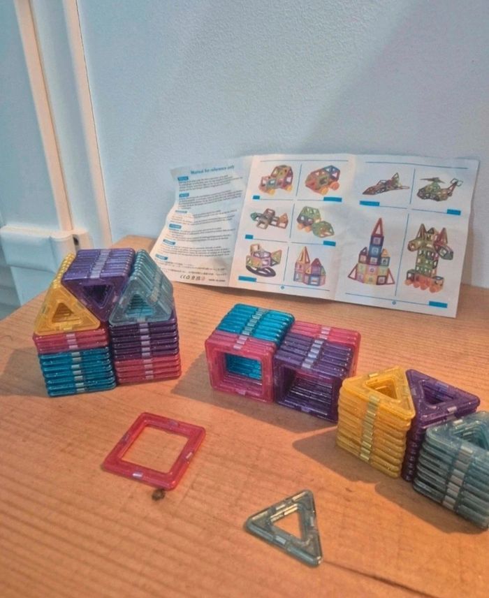 100 aimants construction magnétique comme des geomag neuf - photo numéro 4