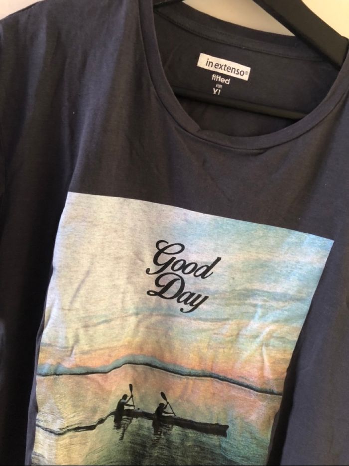 Tee shirt gris IN Extenso t.xl - photo numéro 2